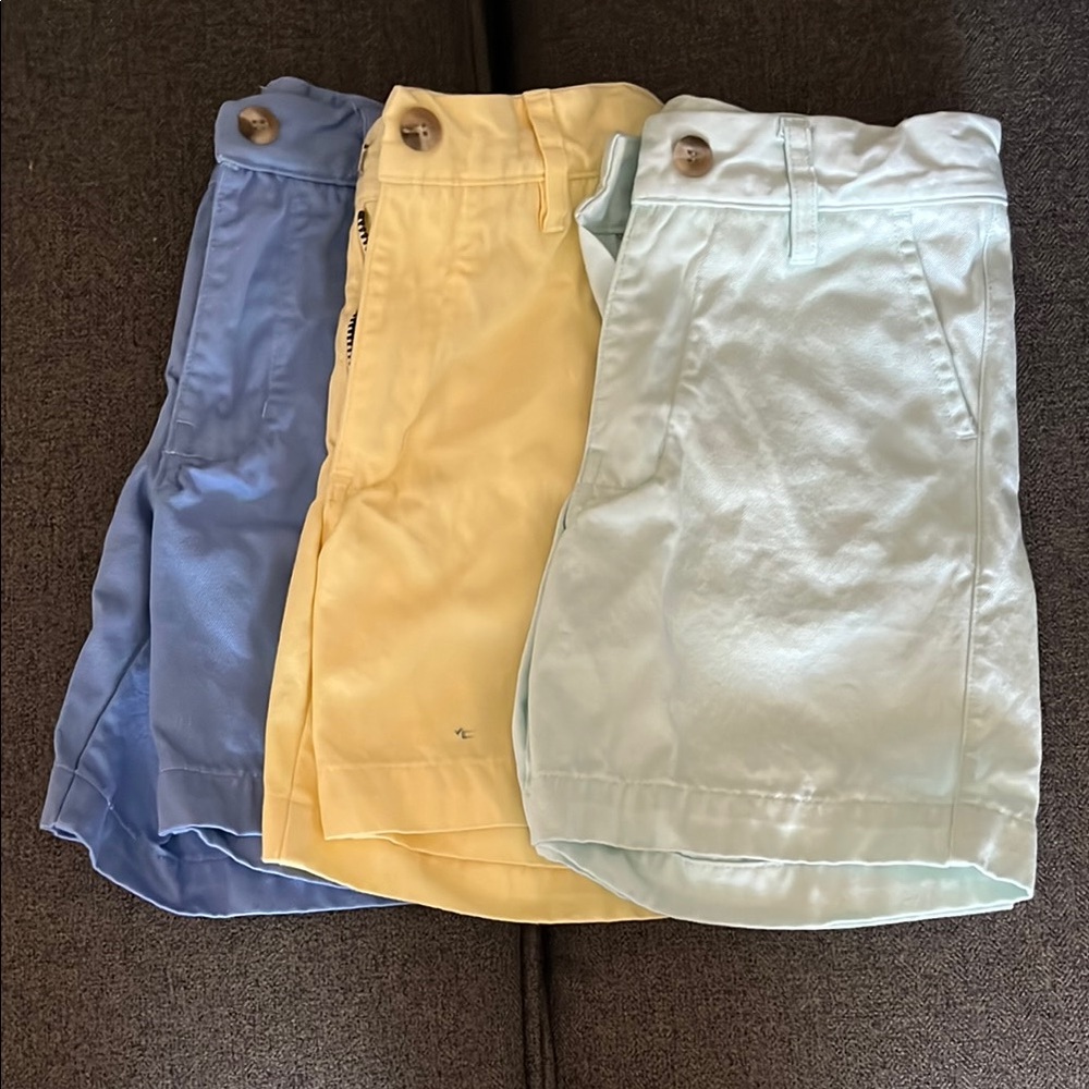 Lot 3-Pair Beaufort Bonnet Company (TBBC) Shorts Boys 6